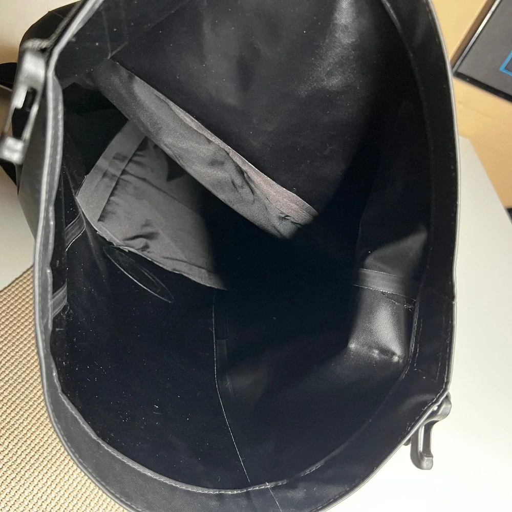 Oakley Dry Goods Roll Top Backpack Black Water Resistant Bag 921134A 02E